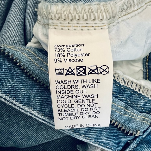 NEW Super Frayed Denim Shorts - Picture 12 of 12